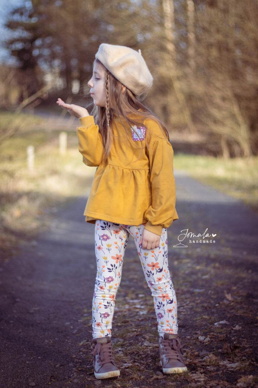 RUFFLE SWEATER LINA 80-164 - Sewando