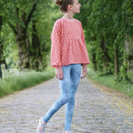 RUFFLE SWEATER LINA 80-164 - Sewando