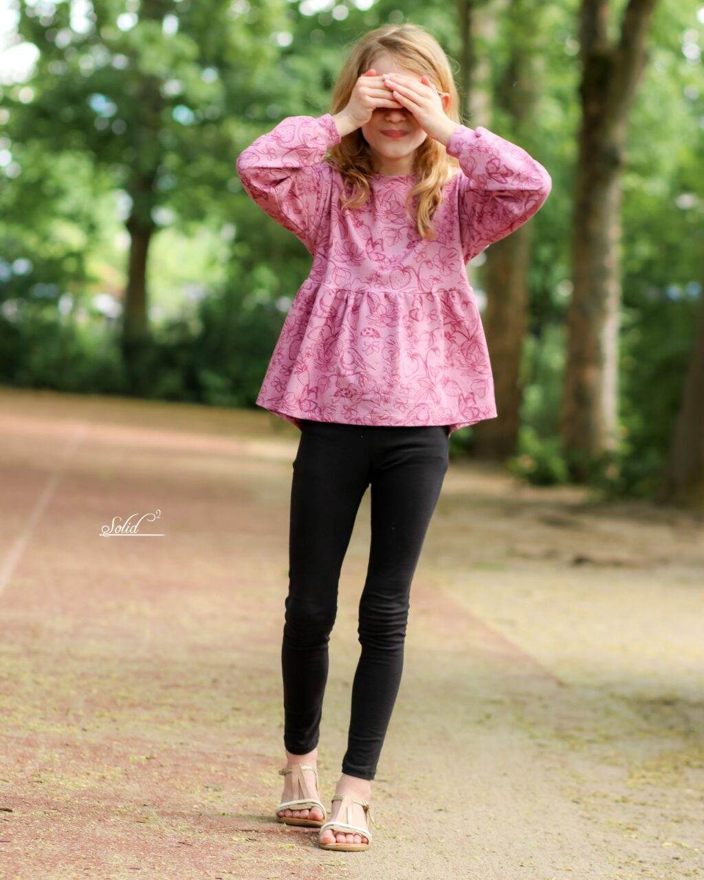 RUFFLE SWEATER LINA 80-164 - Sewando