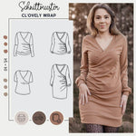 Schnittmuster CL*OVELY WRAP 34-54 - Sewando