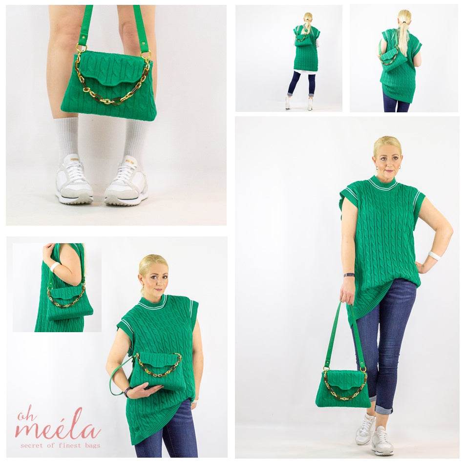 ohAnni Mini & Midi * Taschen - Schnittmuster - Kombi-eBook * Schultertasche mit Wechsel-Taschenklappe in 2 Größen - Sewando