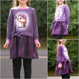 Ebook Schnittmuster Jolie Bow Tunika und Kleid Gr. 74-164