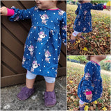 Ebook Schnittmuster CozyMinoo Kleid Gr.74-164