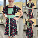 Ebook Schnittmuster Blütenglanz Tunika/Kleid Gr. 86 bis 164