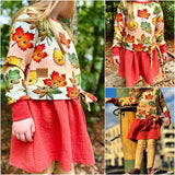 Ebook Schnittmuster Jolie Bow Tunika und Kleid Gr. 74-164