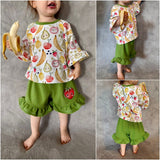 Ebook Schnittmuster Set Suki Shirt & Shorts Gr. 74 bis 164
