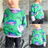 Schnittmuster SpringdaySweater unisex Gr. 74 bis 164