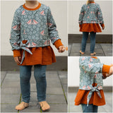 Ebook Schnittmuster Jolie Bow Tunika und Kleid Gr. 74-164