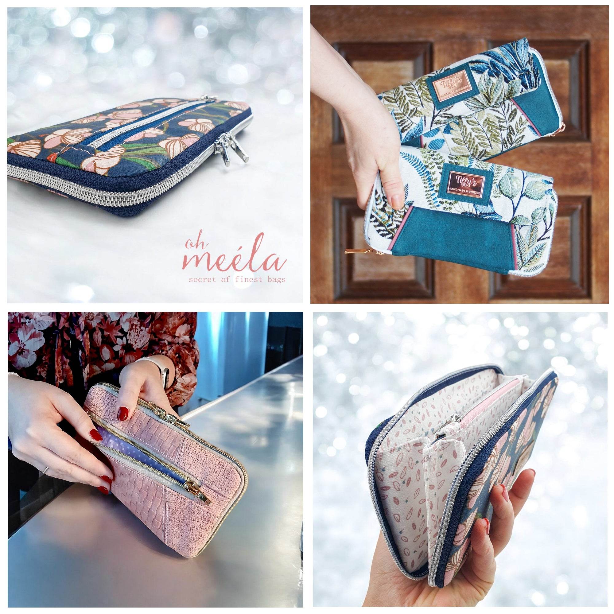 ohWalli Big * Taschen - Schnittmuster - eBook * Portemonnaie - Geldbörse - Clutch - Sewando
