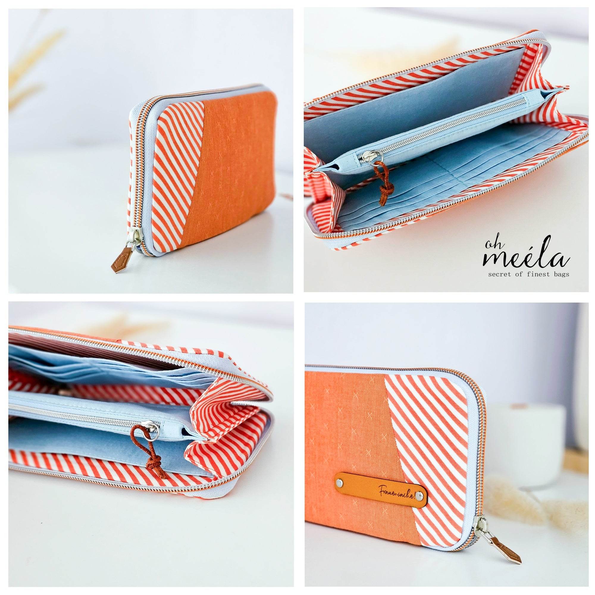 ohWalli Big * Taschen - Schnittmuster - eBook * Portemonnaie - Geldbörse - Clutch - Sewando