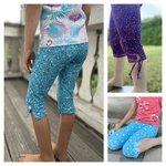 Caprihose Nina Gr. 98 - 164 inkl. A0 - Sewando