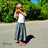 Schnittmuster Main WaveSkirt (LANG) - Kinder Drehrock/ Zippelrock - 92-134