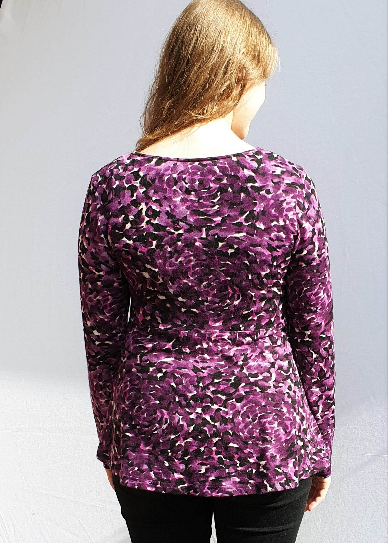 Schnittmuster Conny – Wickelkleid & Wickelshirt mit hoher Taille Gr. 34-50 / BU 80-116 - Sewando