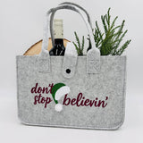 Plotterdatei "don´t stop believin´" – Weihnachtsmotiv für Shirts, Hoodies & Geschenke DXF | SVG | JPEG