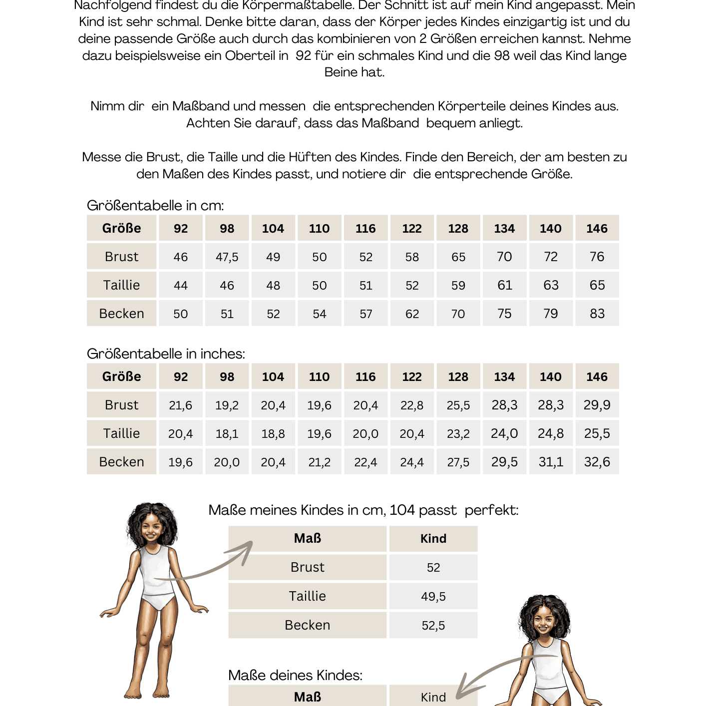 Schnittmuster Kleid RUT Gr. 92-140 : - Sewando