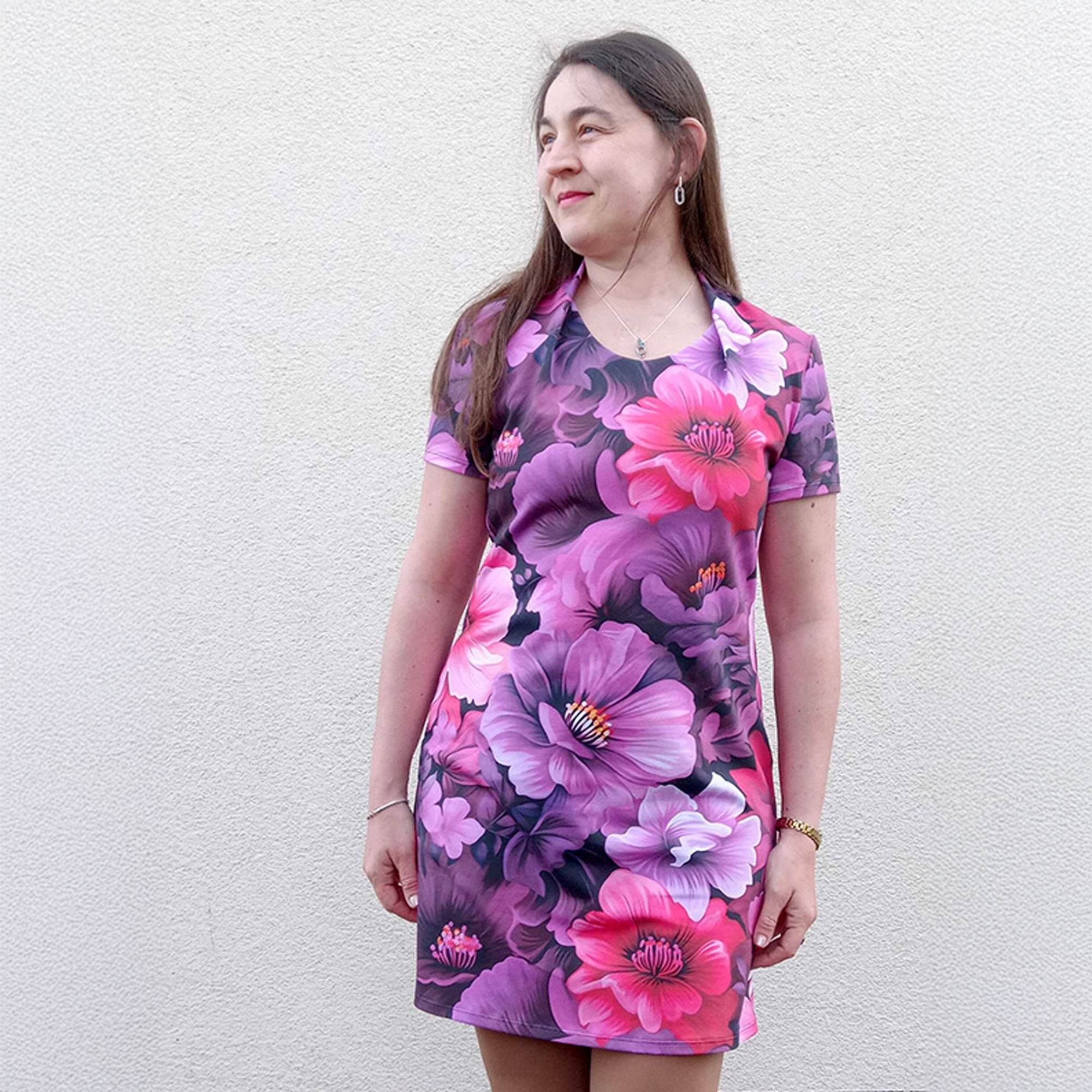 Schnittmuster COREY Set Shirt und Kleid mit ganz besonderem Kragen und gar nicht schwer zu nähen Gr. 34-54 - Sewando