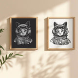 Plotterdatei Cosmo Cat / Astronauten Katze - Sewando