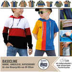 PASST IMMER Basicline Hoodie 69-104cm Kapuzenshirt Beamer-Ebook & DIN A0 BESONDERES PASSFORMSYSTEM - Sewando