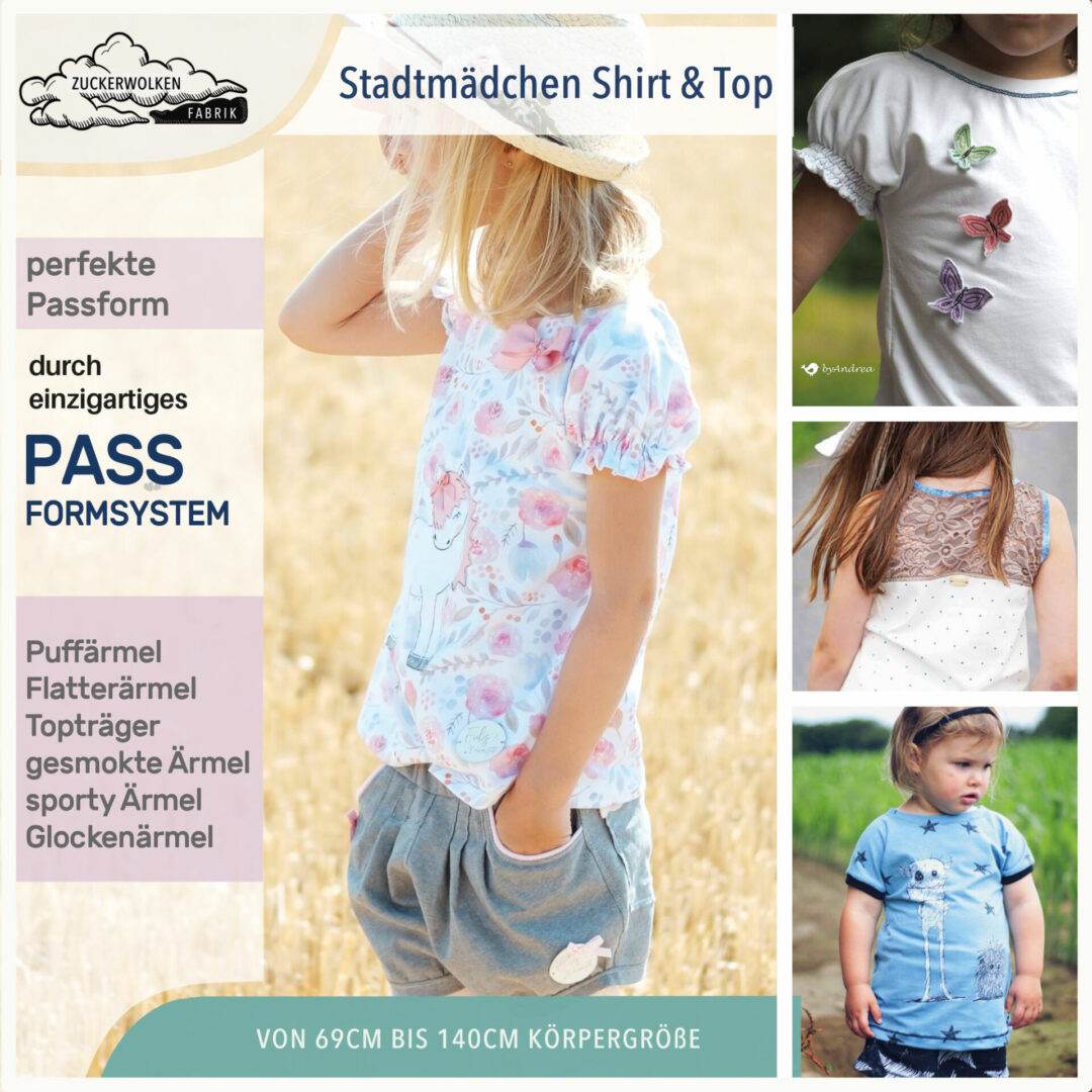 Stadtmädchen Sparpaket 10 Ebooks 74-140 | mit intelligentem Passformsystem - Sewando