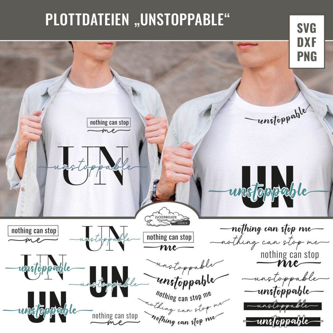 Plottdatei-Bundle unstoppable Datei fehlt - Sewando