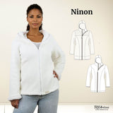 Schnittmuster Damen Jacke Ninon Gr. 34-54 + Video - Sewando