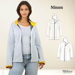 Schnittmuster Damen Jacke Ninon Gr. 34-54 + Video - Sewando