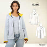 Schnittmuster Damen Jacke Ninon Gr. 34-54 + Video - Sewando