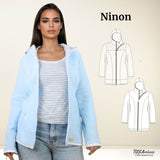 Schnittmuster Damen Jacke Ninon Gr. 34-54 + Video - Sewando