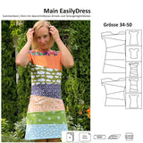 Schnittmuster - Main EasilyDress - Sommerkleid, überschnittene Ärmel -Gr. 34-50 - Sewando