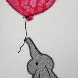 Stickdatei Elefant zwei Varianten,Doodle, Applikation, Aufnäher, Herz, Stickmuster - Sewando