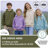 Schnittmuster Oversize-Pullover REBL Gr. 86-164 3 Weiten je Größe