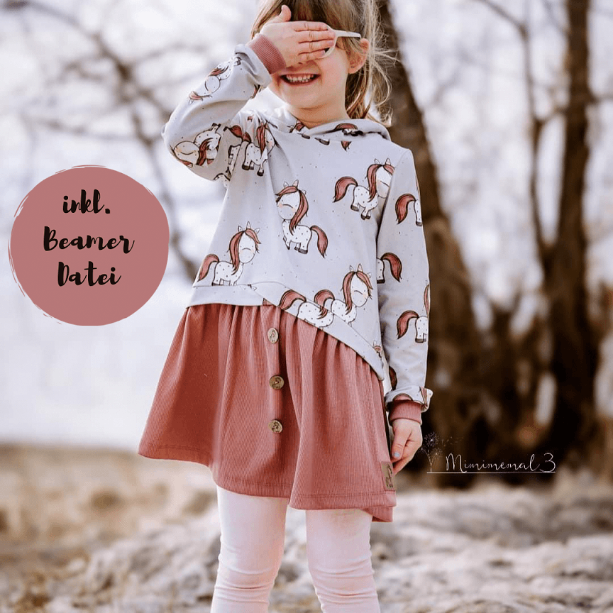 Schnittmuster Layer Sweater - BEAMER Version - Gr. 86 - 164 : - Sewando