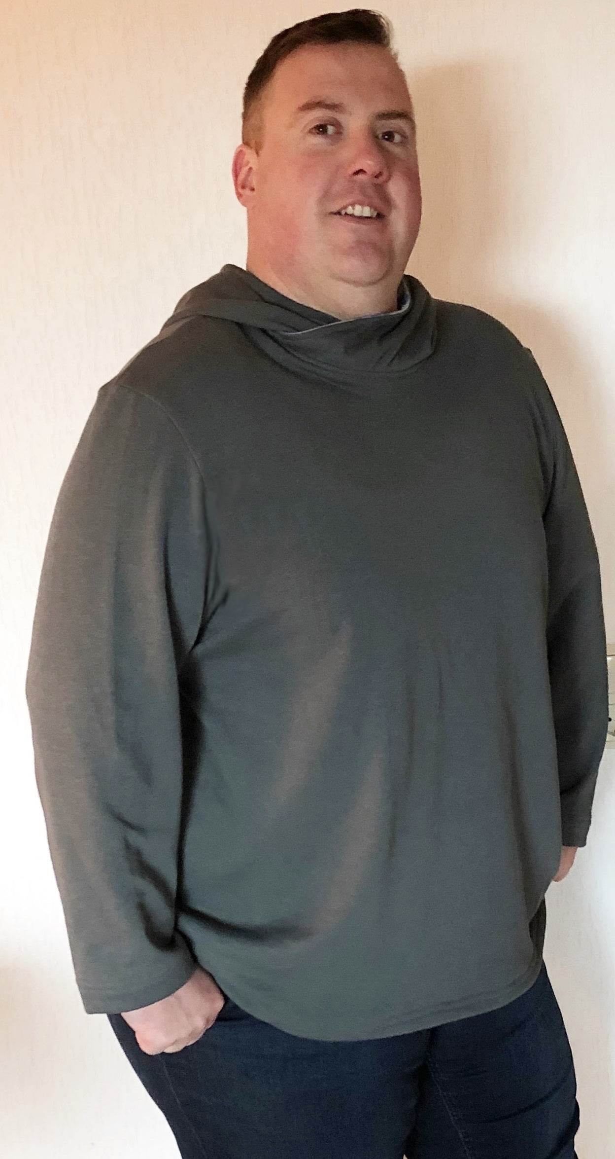 Hoody MICHA Schnittmuster+Nähanleitung Gr. L-10XL | BU 118-158 cm : - Sewando