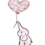 Stickdatei Elefant zwei Varianten,Doodle, Applikation, Aufnäher, Herz, Stickmuster - Sewando
