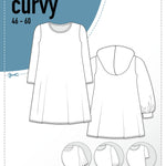 Schnittmuster Kleid Tunika A-Linie DELICIA CURVY (46-60) : - Sewando