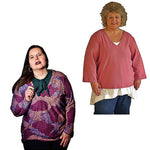 Basic-Pulli 'V-NECK' Schnittmuster+Nähanleitung Gr. 44 - 58 | BU 103-141 : - Sewando