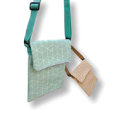 Schnittmuster Tasche zum Umklappen in zwei Größen, PDF, purse, cut