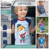 Familienpaket Luftikuss Gr. 74-140 lässiges Shirt, Top, 2 Trägerbreiten Schnittmuster in Passformsystem mit bis zu 24 Weiten pro Gr. - Sewando
