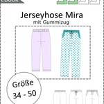 Mira – Bequeme Jerseyhose in 2 Längen mit oder ohne Taschen Gr. 34-50 - Sewando