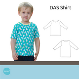 DAS Shirt- Lang-/Kurzarmshirt in 3 Passformen Gr. 98-122