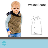 Weste Bente mit Kapuze Gr. 98-122