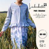 Schnittmuster Pulli / Jacke Lückenbüßer Gr. 80-140 - Sewando