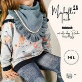 Schnittmuster Freebook Halstuch Michelles Tuch (1-6 Jahre) - Sewando