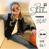 Schnittmuster Runas Jäckchen Collegejacke Gr. 50-140 - Sewando
