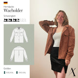 Schnittmuster und Nähanleitung Hemdjacke Wacholder | Größen XXS bis XXL