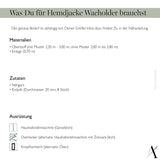 Schnittmuster und Nähanleitung Hemdjacke Wacholder | für Männer | Größen XXS bis XXL