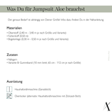 Schnittmuster und Nähanleitung Jumpsuit Aloe Gr. XXS-XXL | für Herren