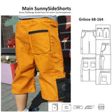 Schnittmuster - Kindershorts in zwei Längen - 68-164