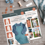 Schnittmuster Bundle Latzhose "Garden Lovers" & "Kids Shirt Box" Gr. 86 - 128