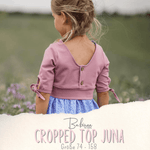 Cropped Top Juna Schnittmuster Gr. 74 - 158 - Sewando